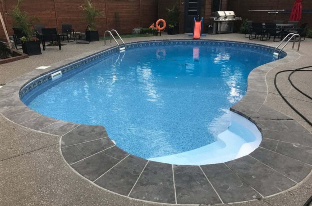 Banas Stones® 2" Thick Coping With Drip Edge - 12" X 60" - Ontario