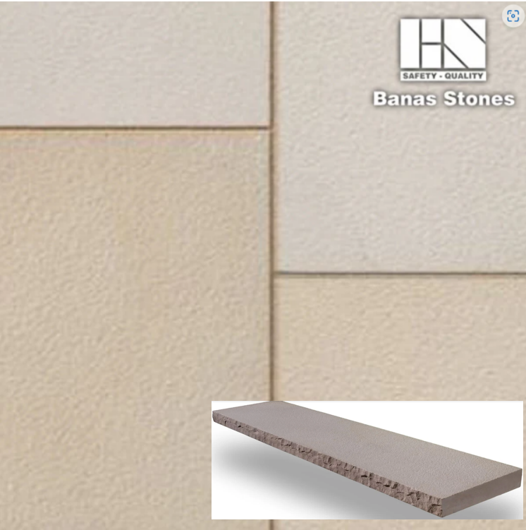 Banas Stones® Coping (Sandstone Rocked Edge) - Ontario