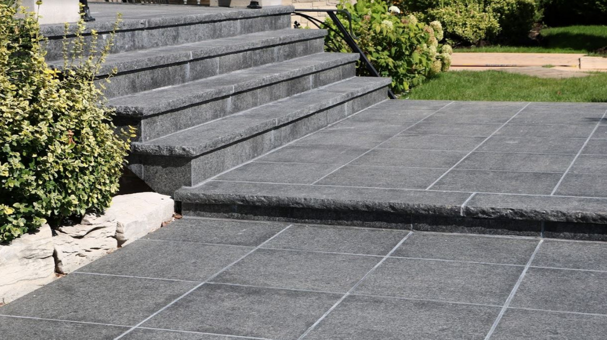 Banas Stones® 2" Thick Coping (Rock Faced) - 16" X 72" - Ontario