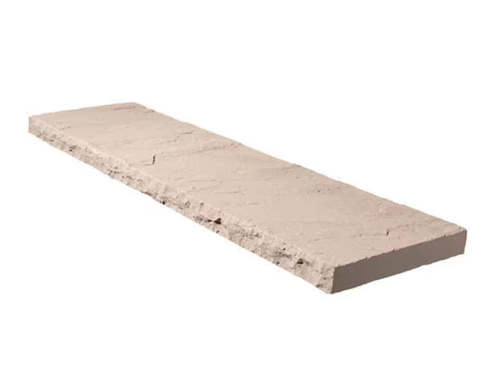 Banas Stones® 2-3" Thick Coping (Rock Faced) - 12" X 48" - Ontario