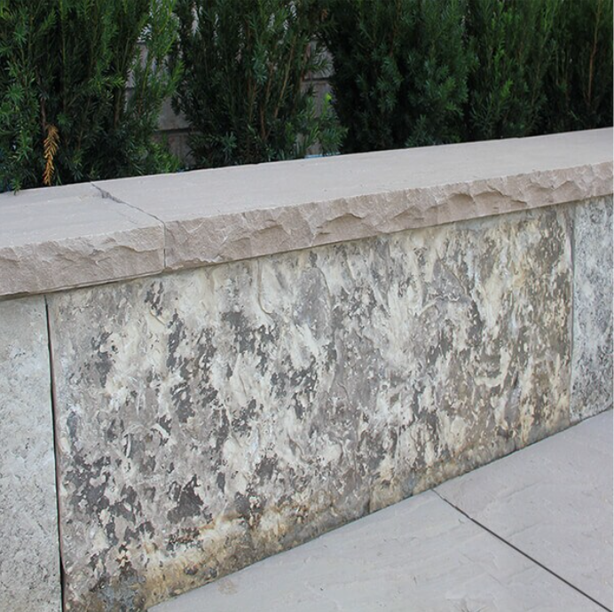 Banas Stones® 2" Thick Coping (Rock Faced) - 16" X 72" - Ontario