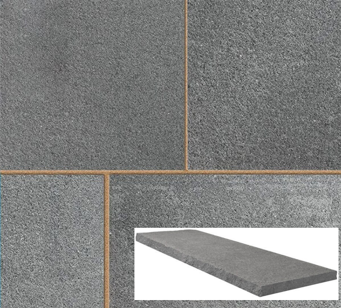 Banas Stones® Coping (Granite Rocked Edge) - Ontario