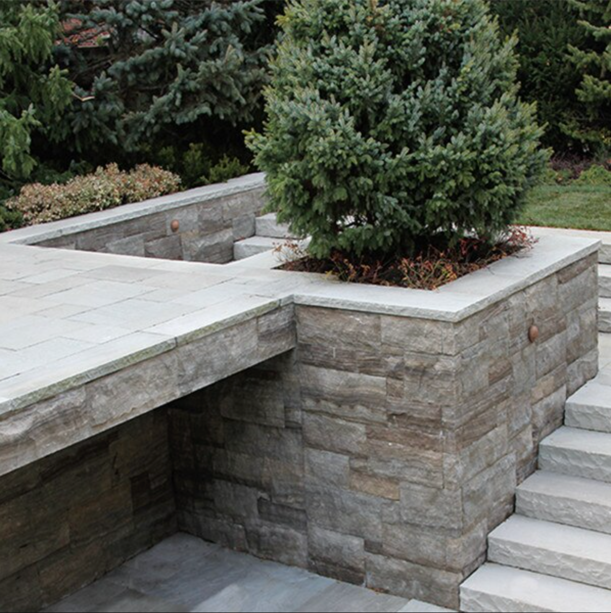 Banas Stones® 2" Thick Coping With Drip Edge - 16" X 60" - Ontario