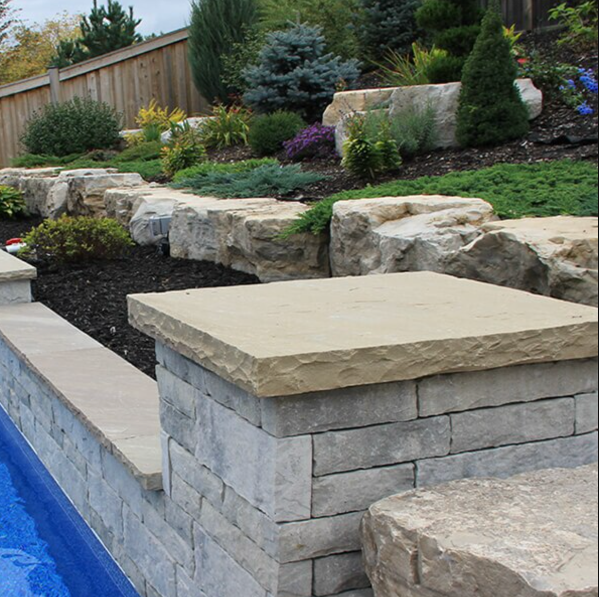 Banas Stones® Pier Caps - 24" X 24" - Ontario