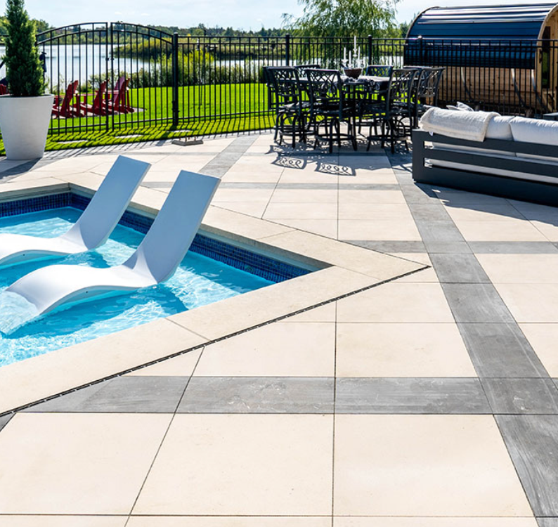 Banas Stones® Coping (Limestone Straight Edge) - Ontario