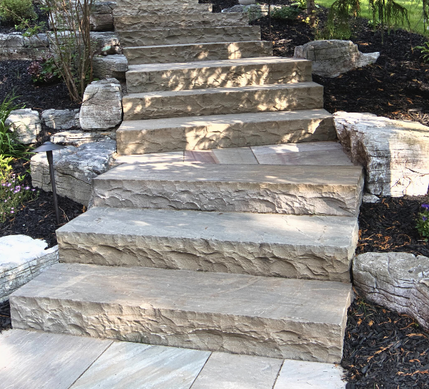 Banas Stones® 6" Thick Steps / Risers - 16" X 72" - Ontario