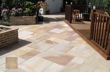 Classicstone™ Patio Stones Single Sizes Gauged - 1" - Texas