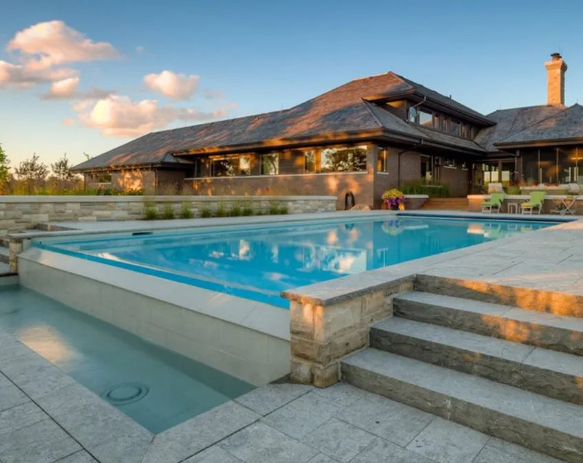 Banas Stones® 2" Thick Coping (Rock Faced) - 16" X 72" - Ontario