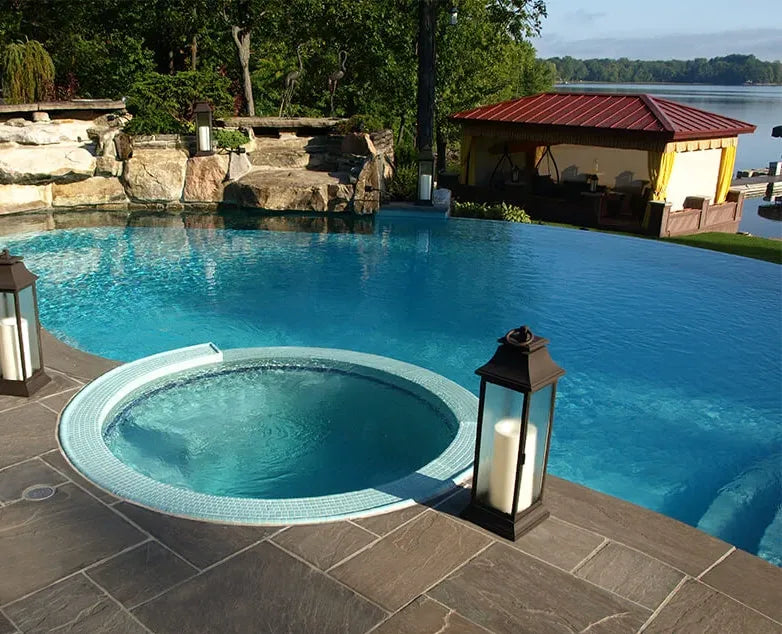 Banas Stones® 2" Thick Coping (Rock Faced) - 16" X 72" - Ontario