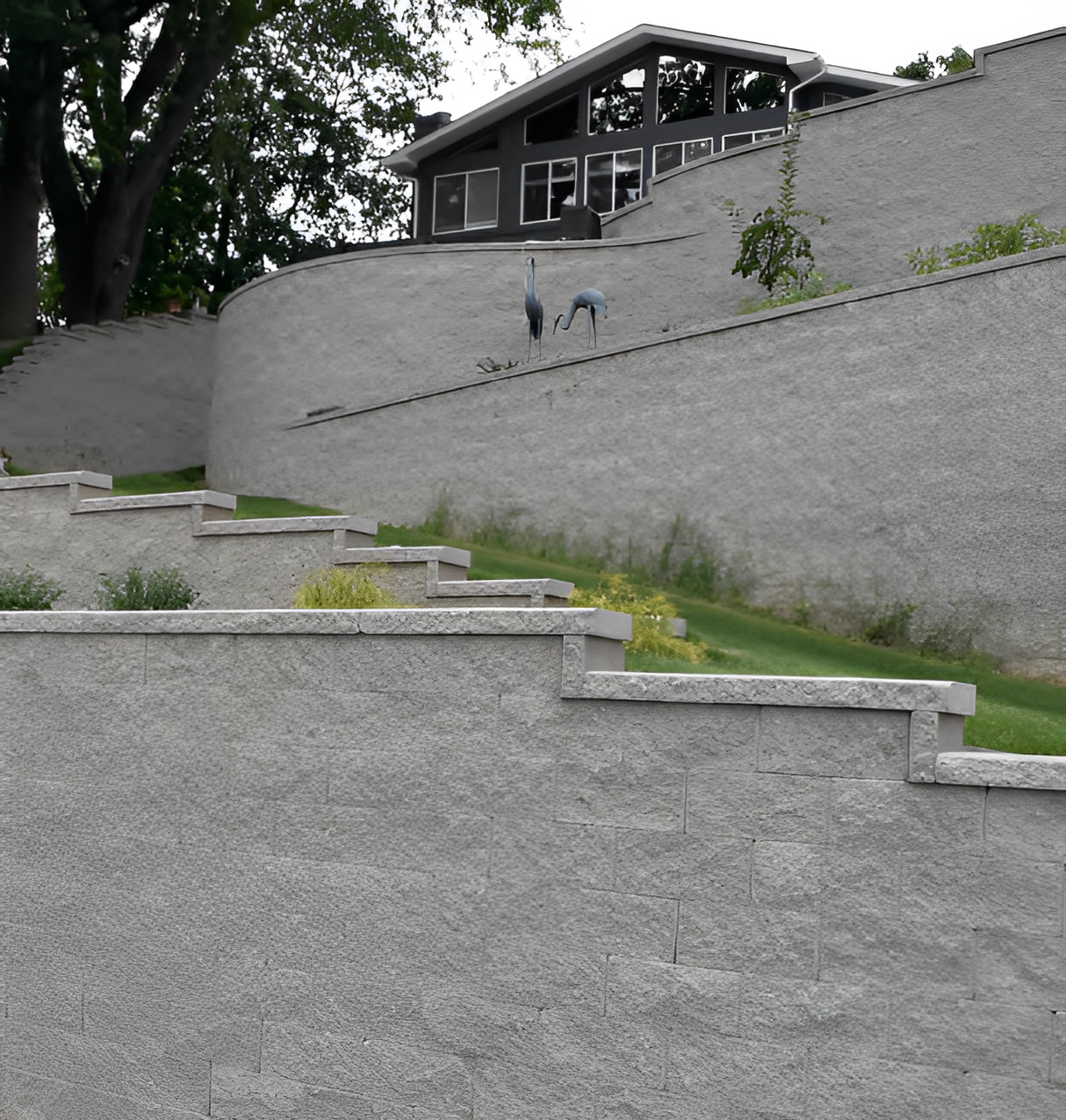 Compac Retaining Walls - Straight Face Split - Michigan