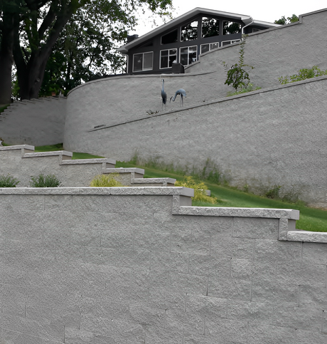 Compac Retaining Walls - Straight Face Compac - Michigan