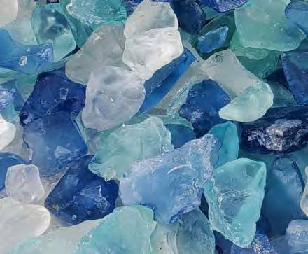 Glass Pebbles And Boulders - Florida