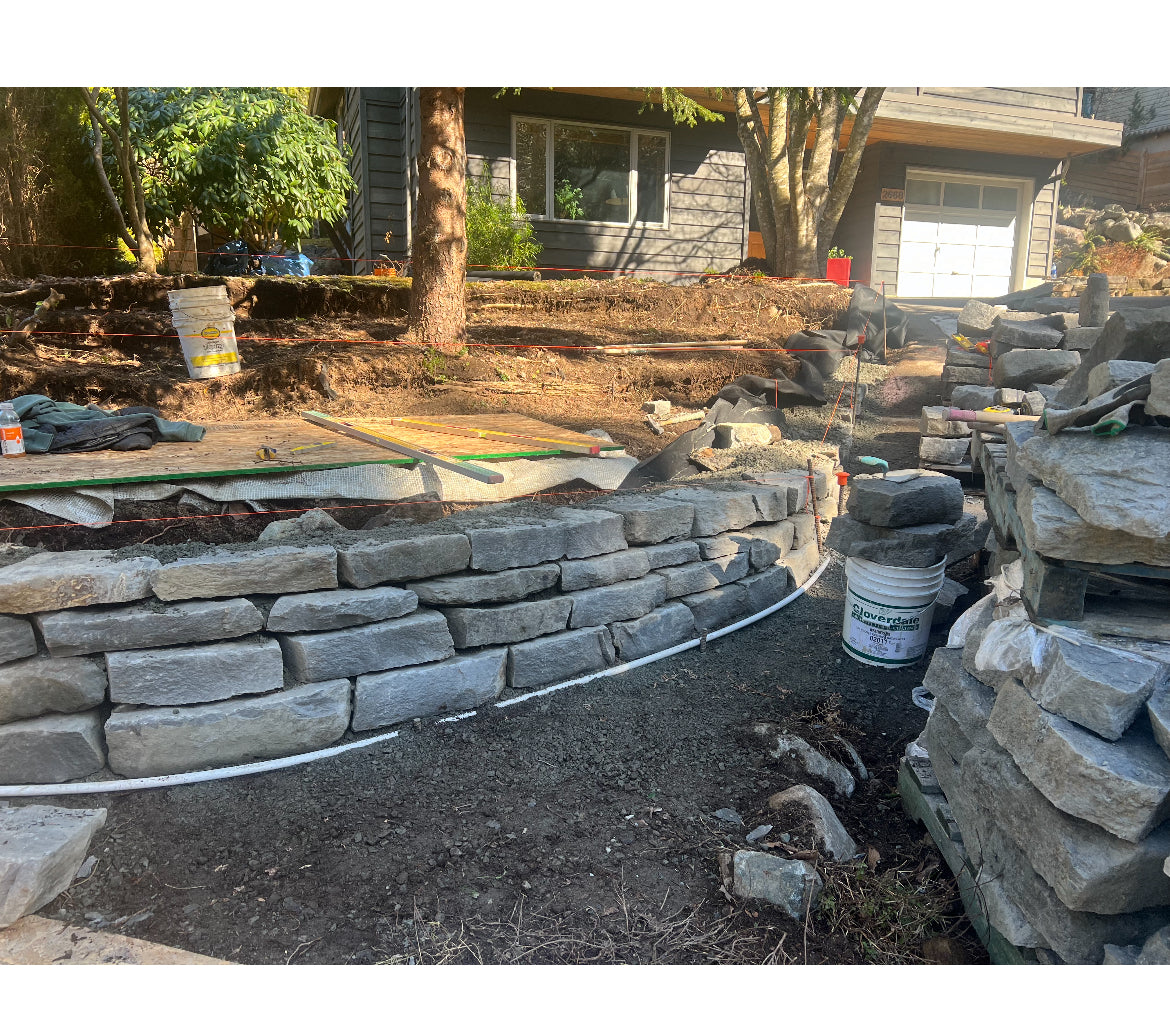 Wall Stone - Full Bed Basalt - British Columbia