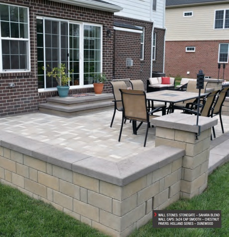 Retaining Walls - Stonegate Series - Michigan