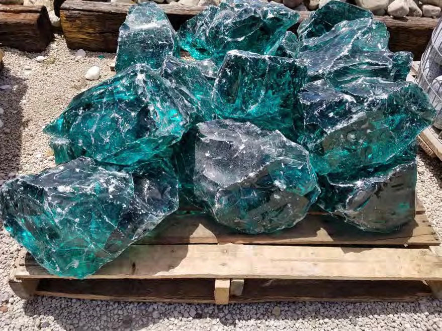 Glass Pebbles And Boulders - Florida