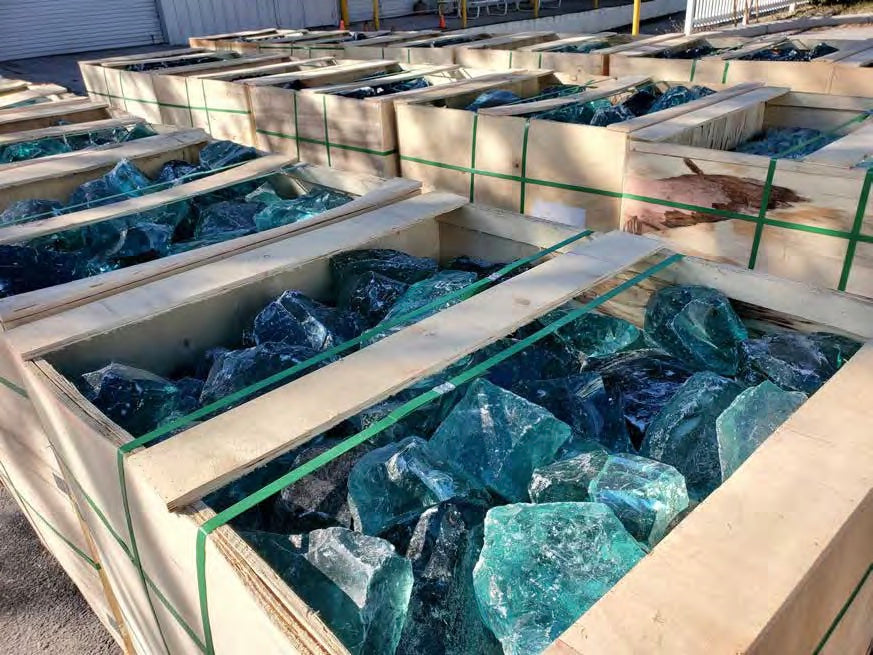 Glass Pebbles And Boulders - Florida