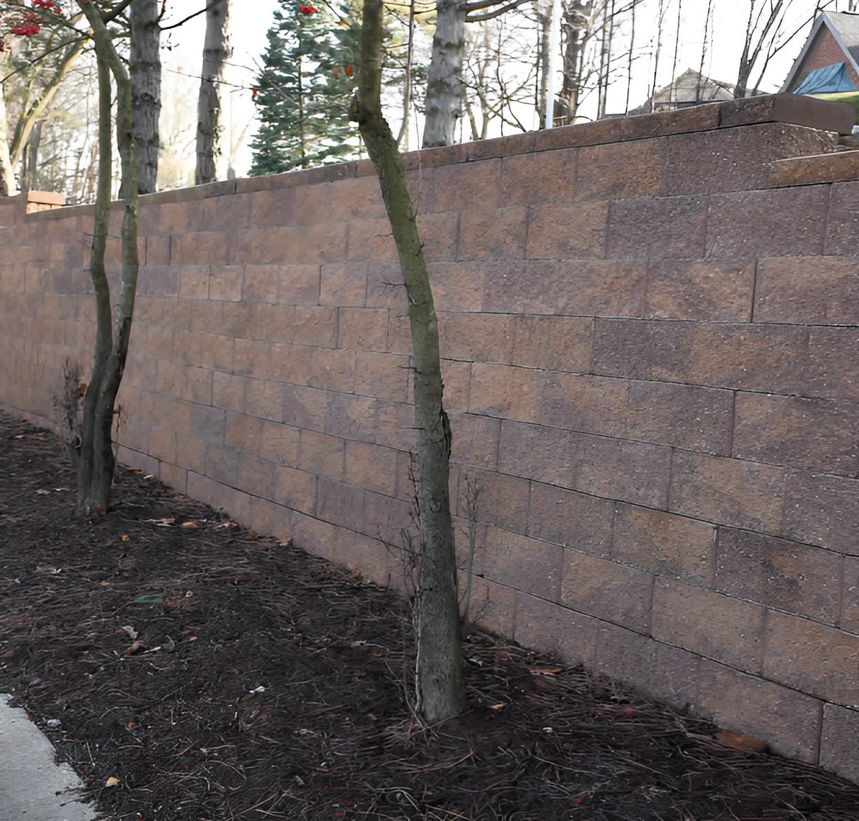 Compac Retaining Walls - Straight Face Split - Michigan