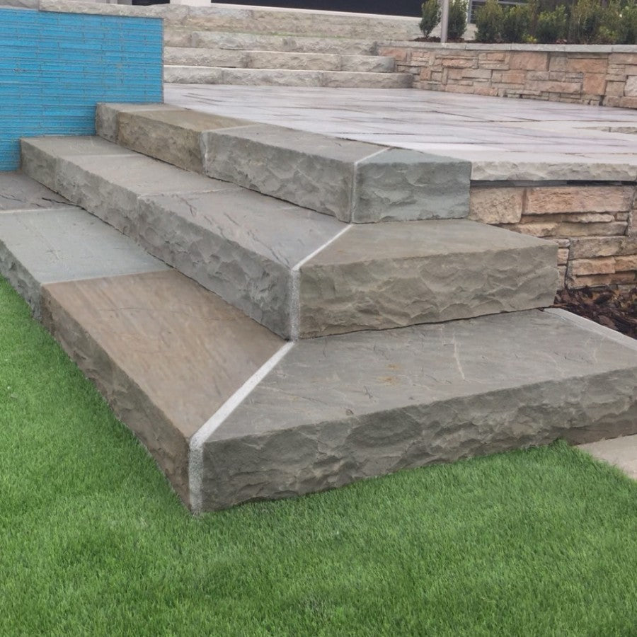 Are the step treads made from sandstone?