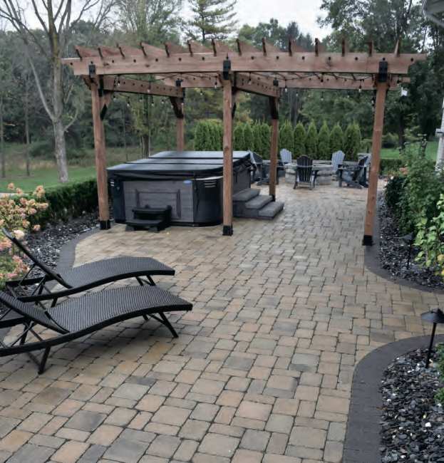 What is the width of the Extra Large Rectangle (XLR) paver?