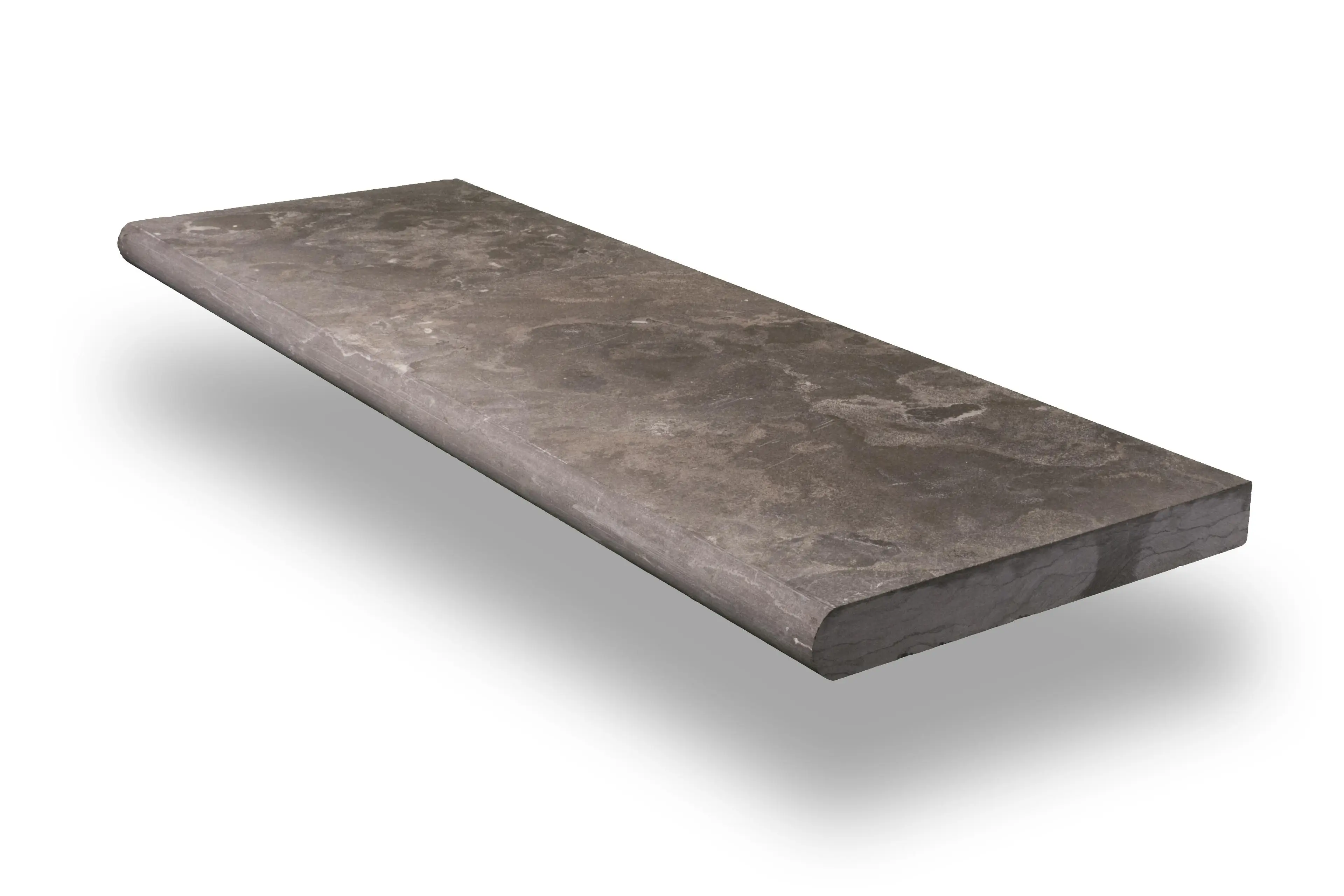 What is the advantage of hand dressed edged pool coping?