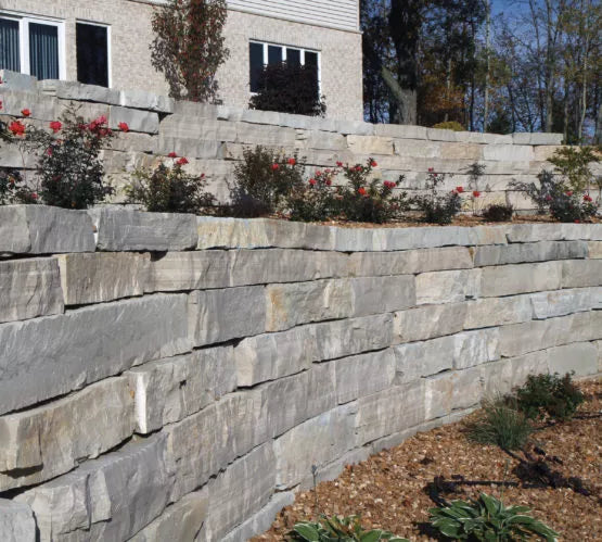 What are the thickness options for the Fond du Lac Colonial Random Drywall stone?
