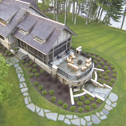 What kind of look do these pavers provide?