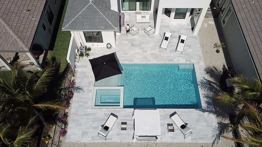 What material options are available for the pavers?