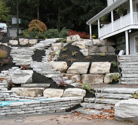 Natural stepping Stones