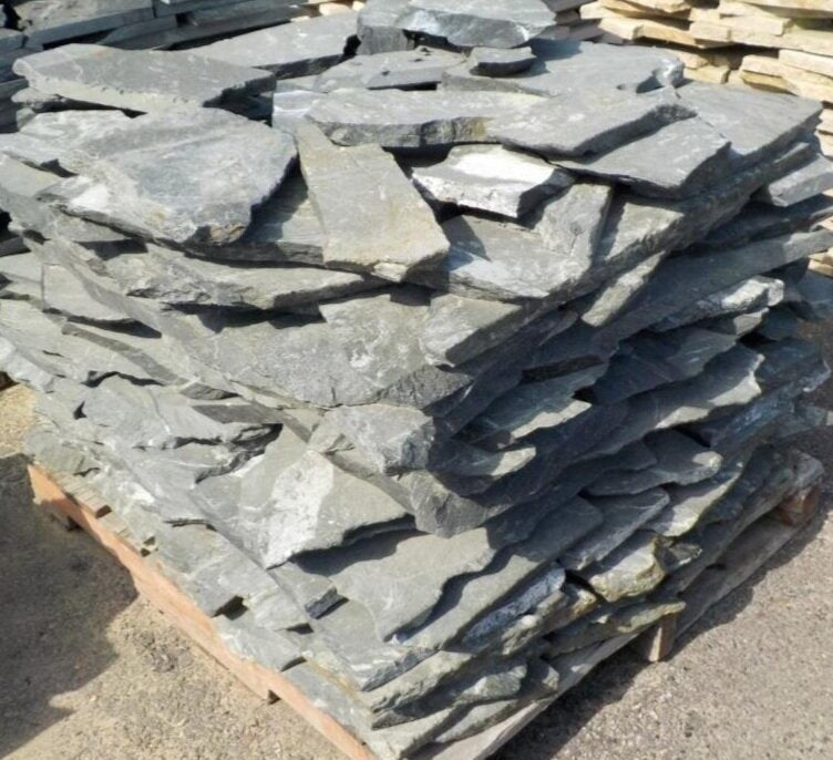 Natural Blue Granite Patio Stones - Stonesdirect.com