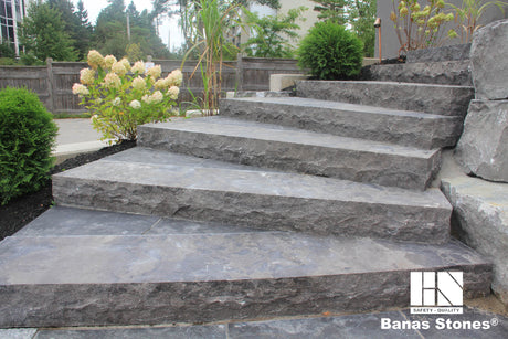 Banas Stones® Limestone Steps - 7" Thick, 16" Depth - Ontario, Canada