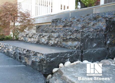 Banas Stones® Limestone Steps - 6" Thick, 16" Depth - Ontario, Canada