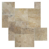 Travertine Pavers - 4" X 8" - Florida