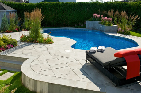 Banas Stones® 1" Thick Coping (Rock Faced) - 12" X 48" - Ontario