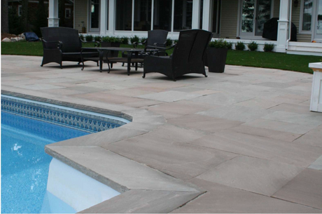 Banas Stones® 2" Thick Coping With Drip Edge - 12" X 48" - Ontario