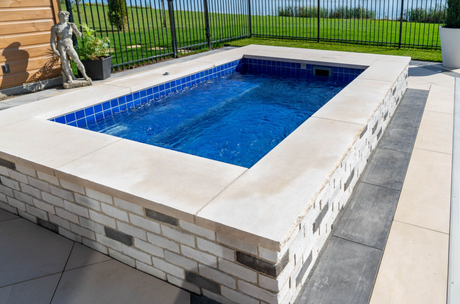 Banas Stones® 2" Thick Coping With Drip Edge - 16" X 60" - Ontario