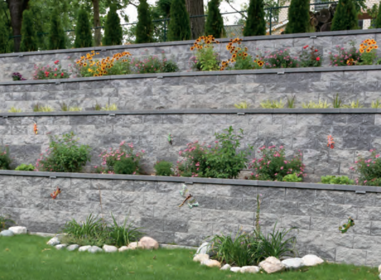 Compac Retaining Walls - Straight Face Split - Michigan