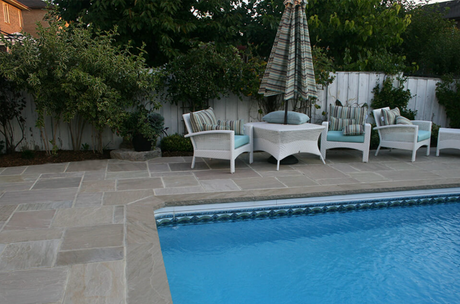 Banas Stones® 2" Thick Coping (Rock Faced) - 16" X 48" - Ontario