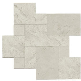 Travertine & Marble Patterned Stone Pavers - French Pattern - Gordonville - Pennsylvania