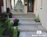 Banas Stones® Sandstone Steps - 6" Thick, 16" Depth - Ontario, Canada