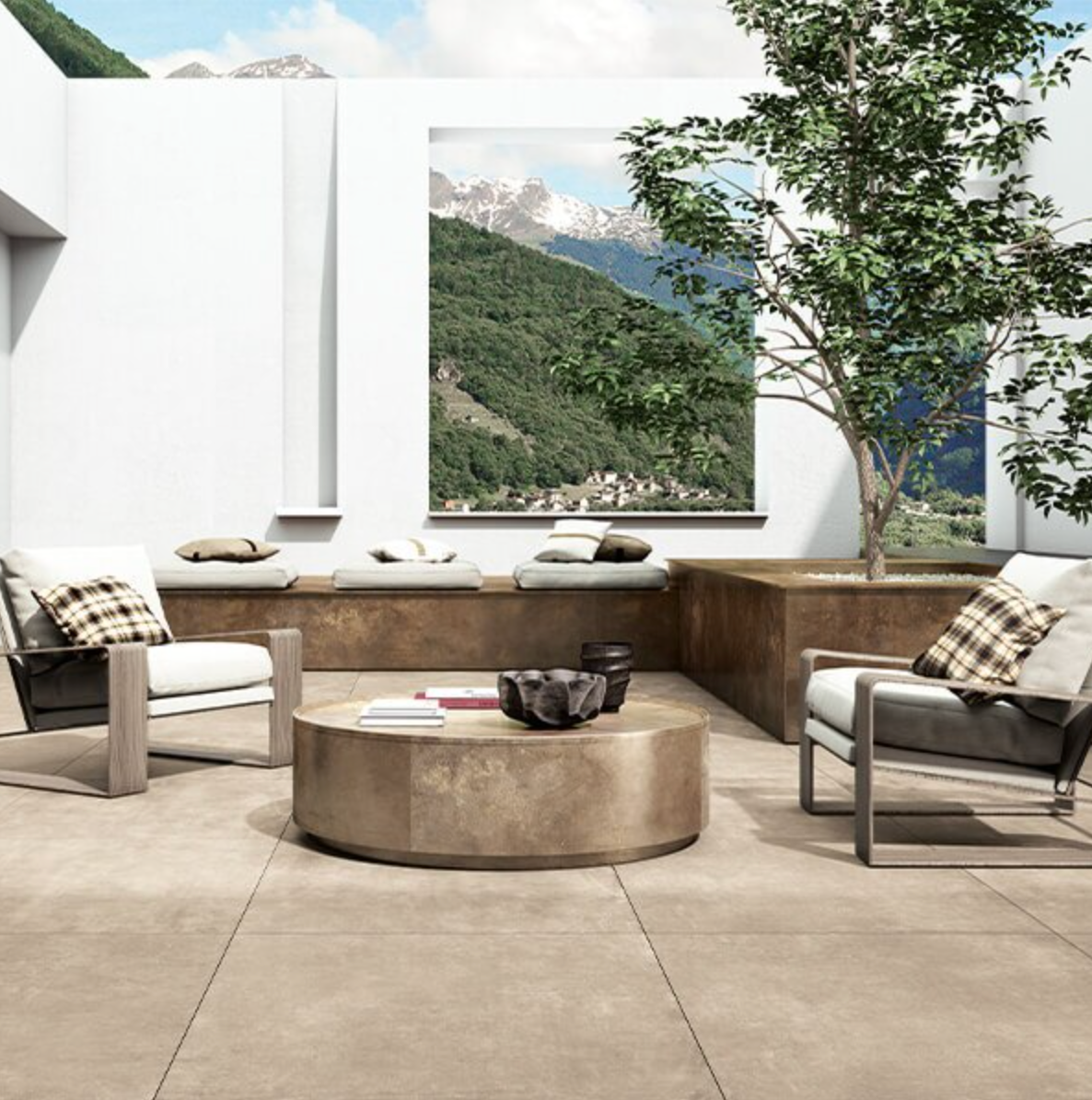 Banas Stones® 3/4" Thick Porcelain Grande Range Pavers - Ontario