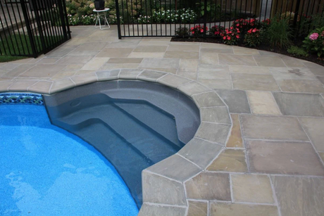 Banas Stones® 2" Thick Coping With Drip Edge - 16" X 60" - Ontario