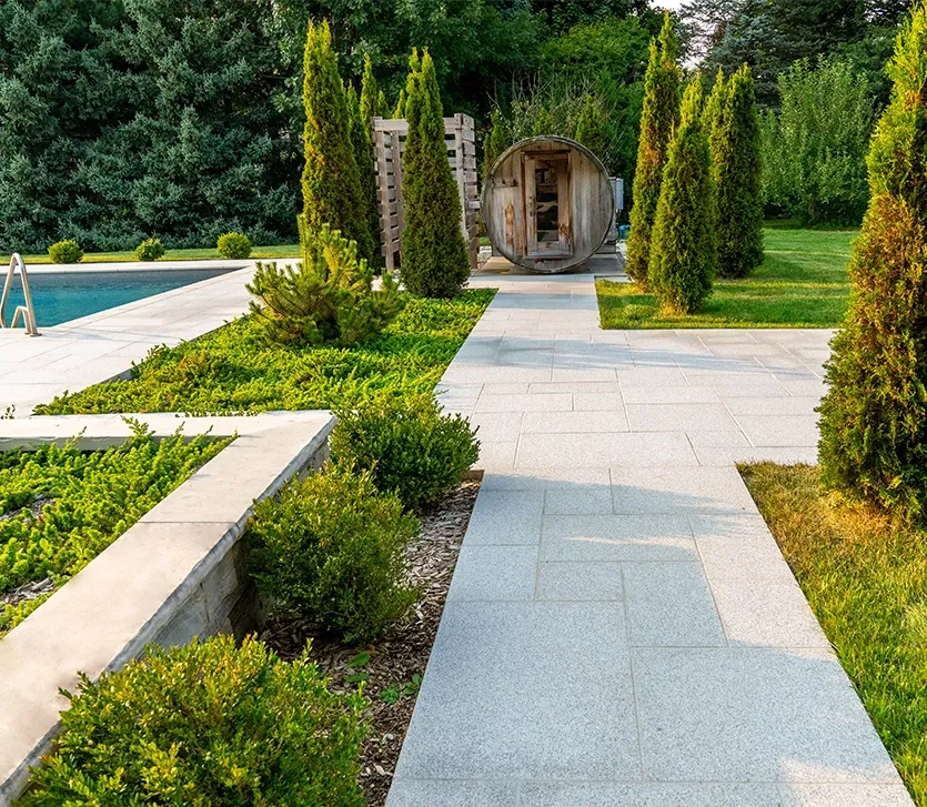 Banas Stones® 2" Thick Coping (Rock Faced) - 16" X 72" - Ontario