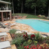 Travertine & Marble Patterned Stone Pavers - French Pattern - Gordonville - Pennsylvania