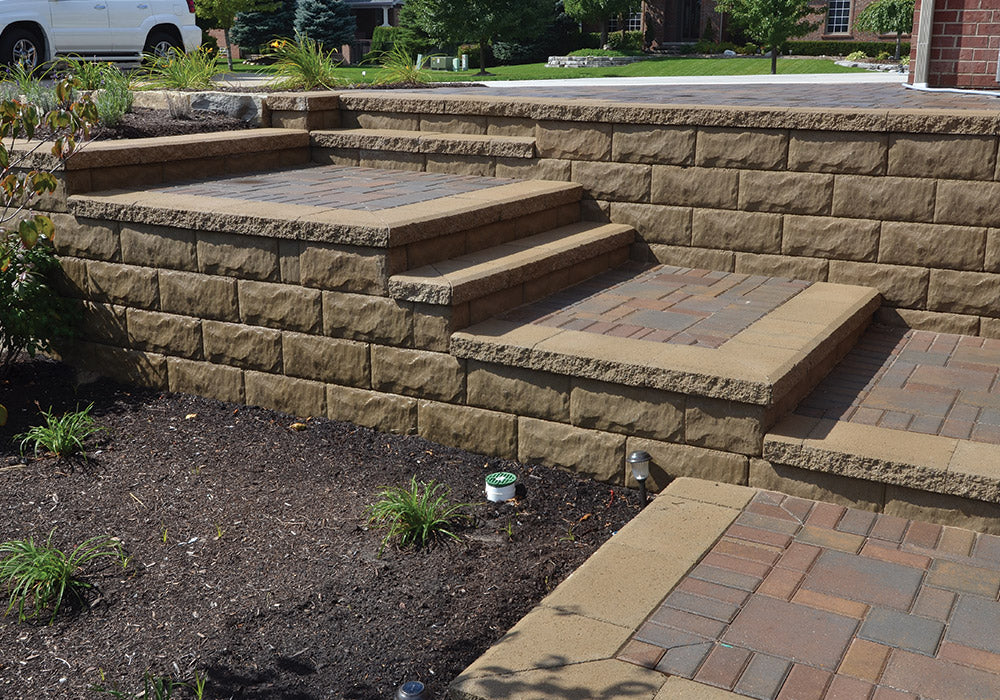 Compac Retaining Walls - Hewnstone Series - Michigan