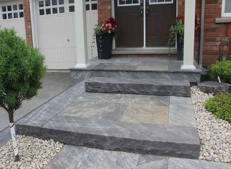 Banas Stones® Sandstone Steps - 6" Thick, 16" Depth - Ontario, Canada