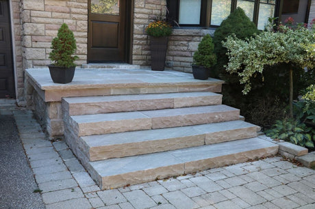 Banas Stones® Sandstone Steps - 6" Thick, 16" Depth - Ontario, Canada