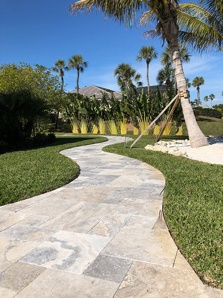 Travertine Pavers - 4" X 8" - Florida