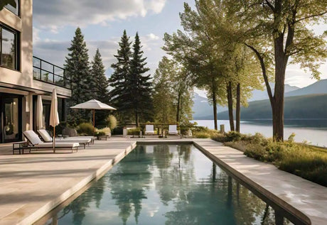 Banas Stones® 2" Thick Coping (Straight Edge) - 12" X 48" - Ontario