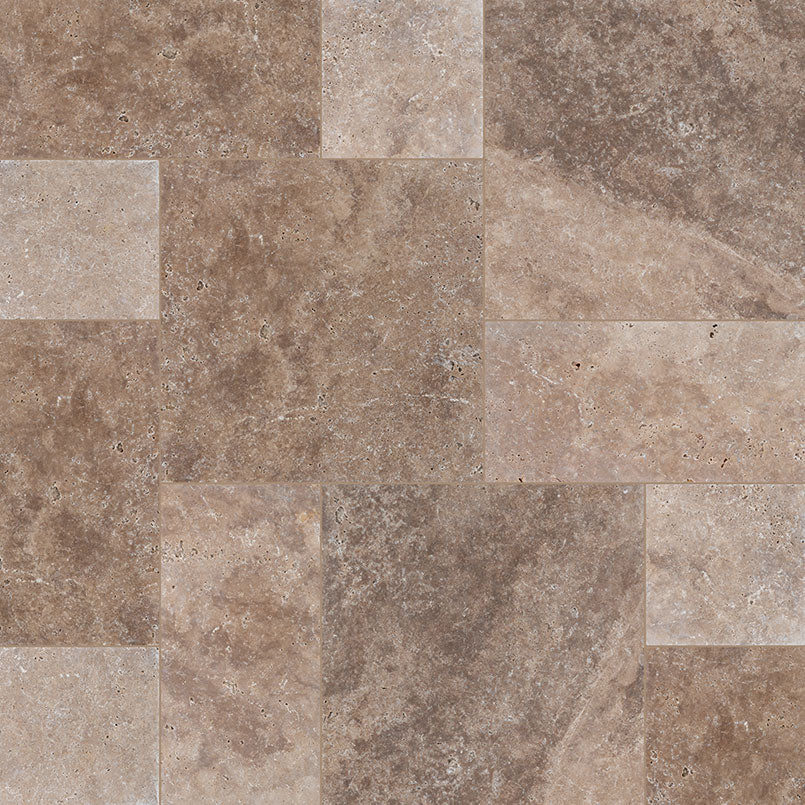 Travertine & Marble Patterned Stone Pavers - French Pattern - Gordonville - Pennsylvania