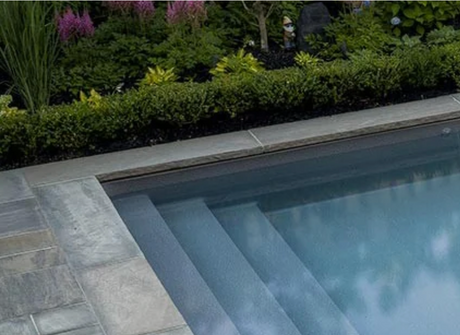 Banas Stones® 2" Thick Coping (Rock Faced) - 16" X 60" - Ontario